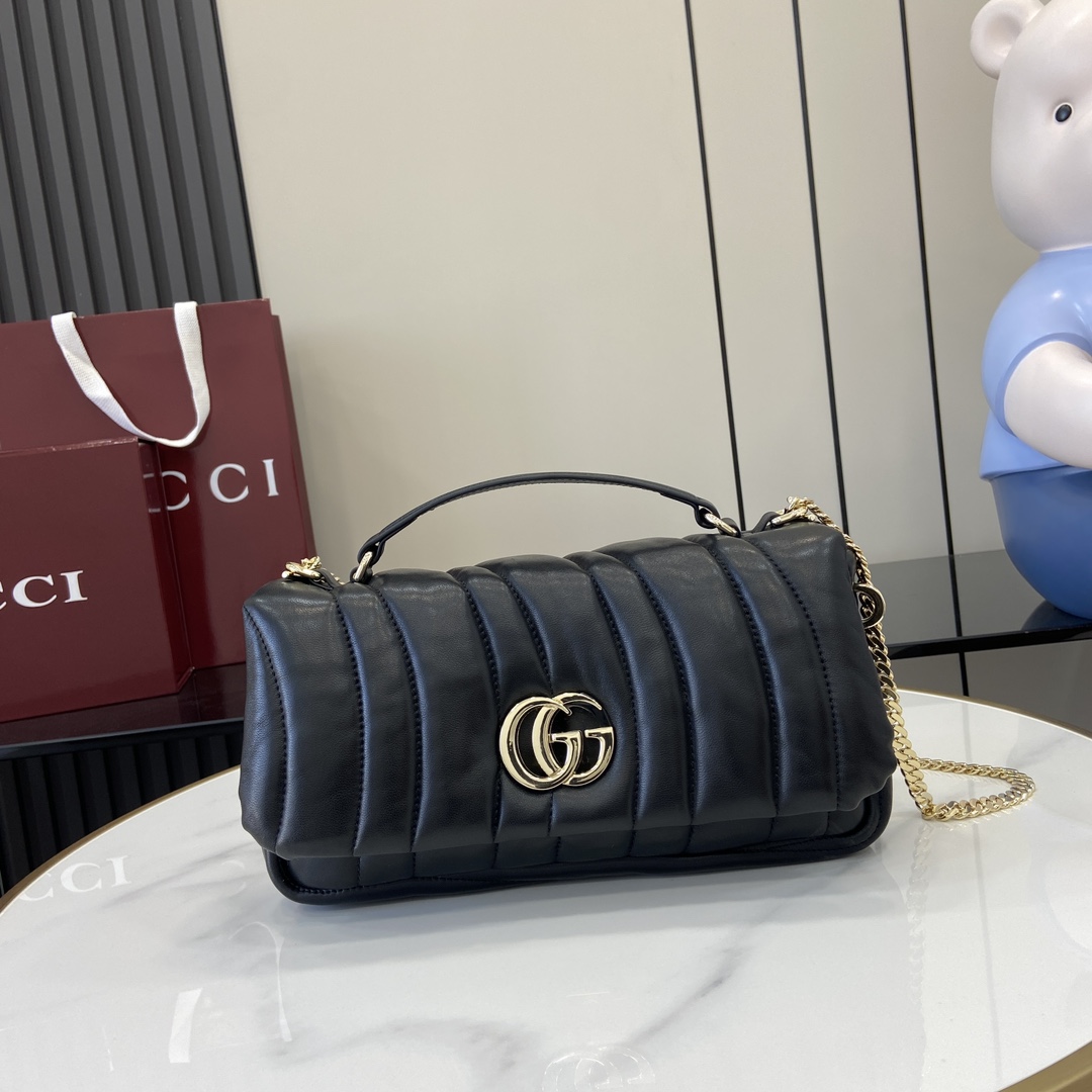 Gucci GG Milano Small Top Handle Bag - DesignerGu