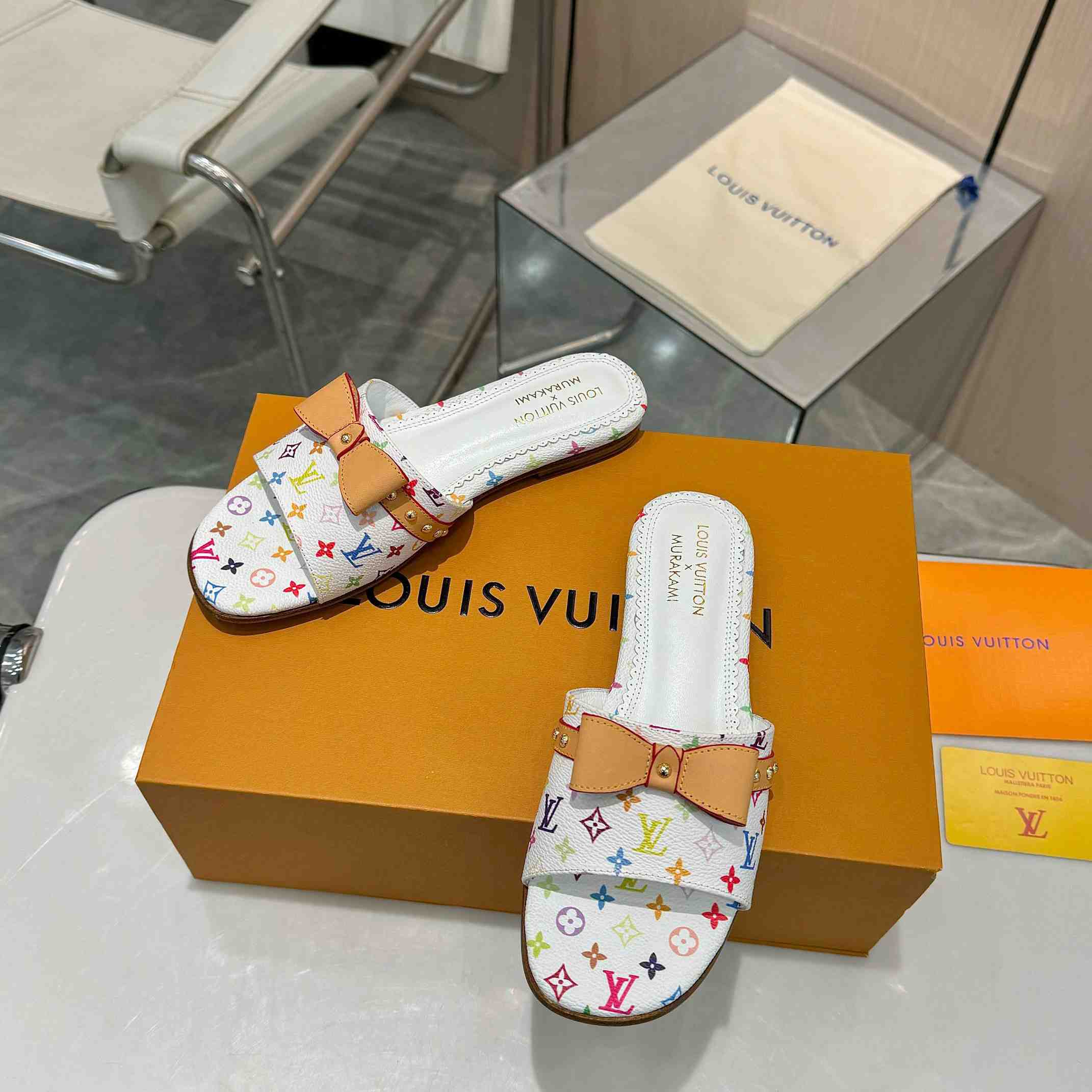 Louis Vuitton LV x TM 6AM Flat Mule   1AGZUV - DesignerGu