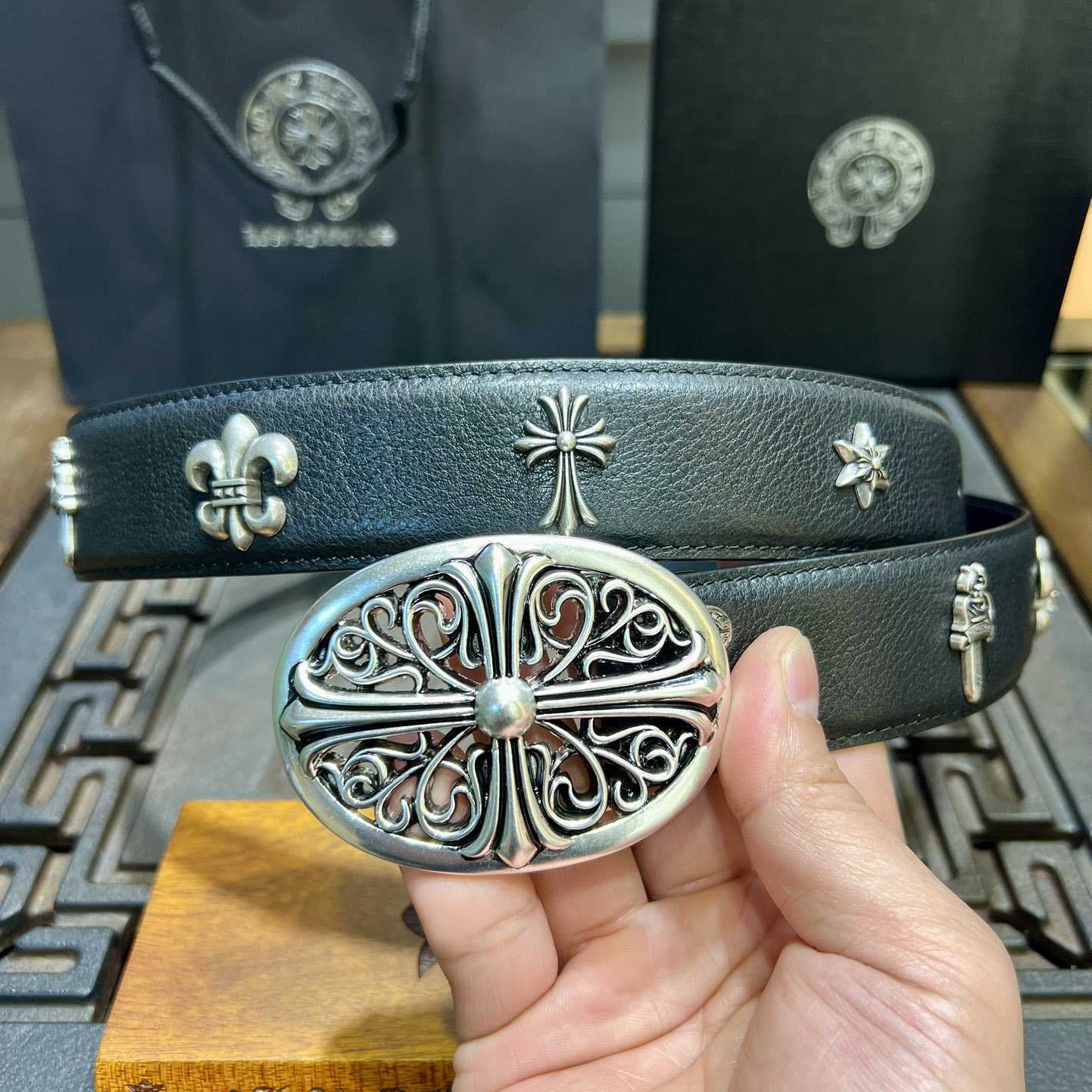 Chrome Hearts Vintage Belt  38mm - DesignerGu