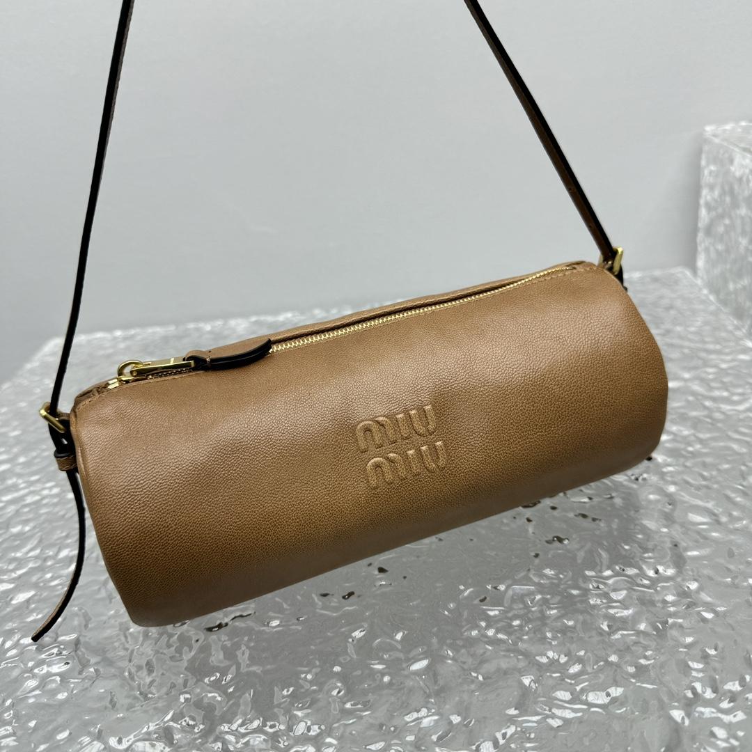 Miu Miu Nappa Leather Pouch - DesignerGu