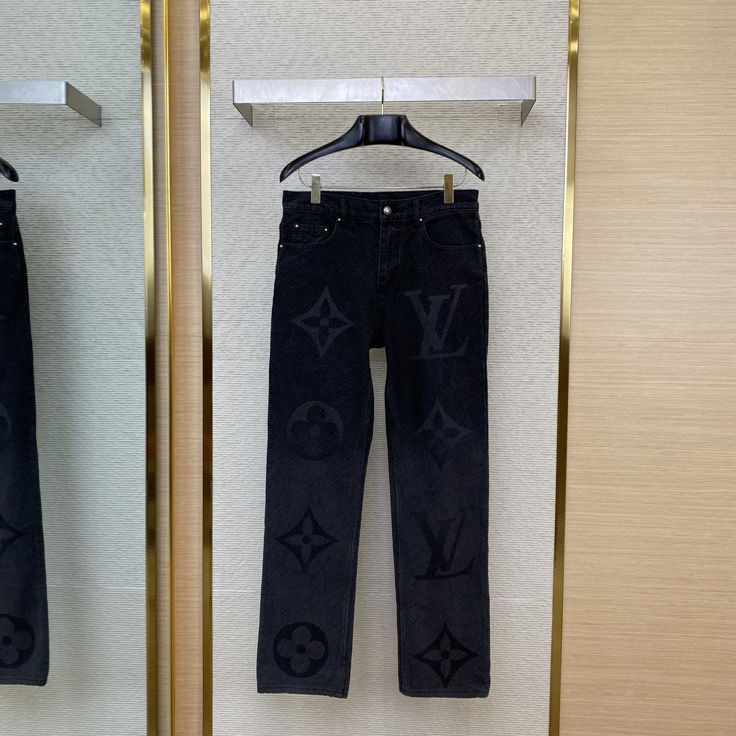 Louis Vuitton Monogram Denim Pants   1AFY47 - DesignerGu