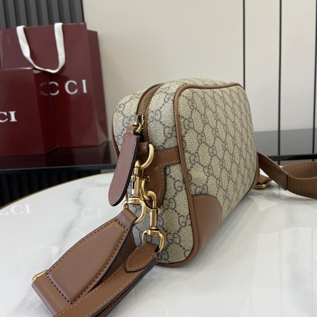 Gucci GG Emblem Small Crossbody Bag - DesignerGu