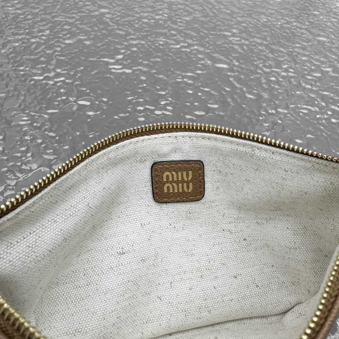 Miu Miu Nappa Leather Mini Pouch - DesignerGu