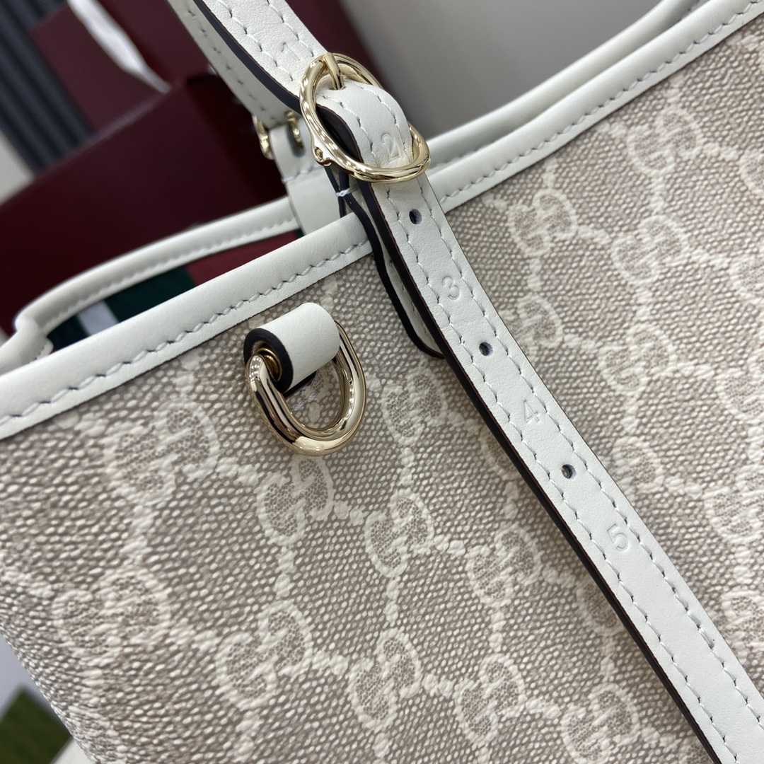 Gucci GG Emblem Small Tote Bag - DesignerGu