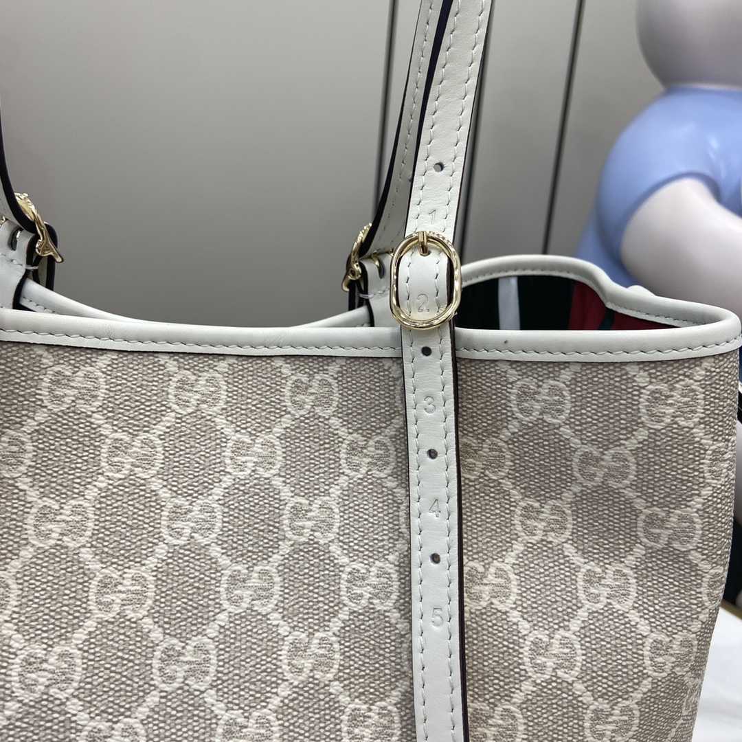 Gucci GG Emblem Small Tote Bag - DesignerGu