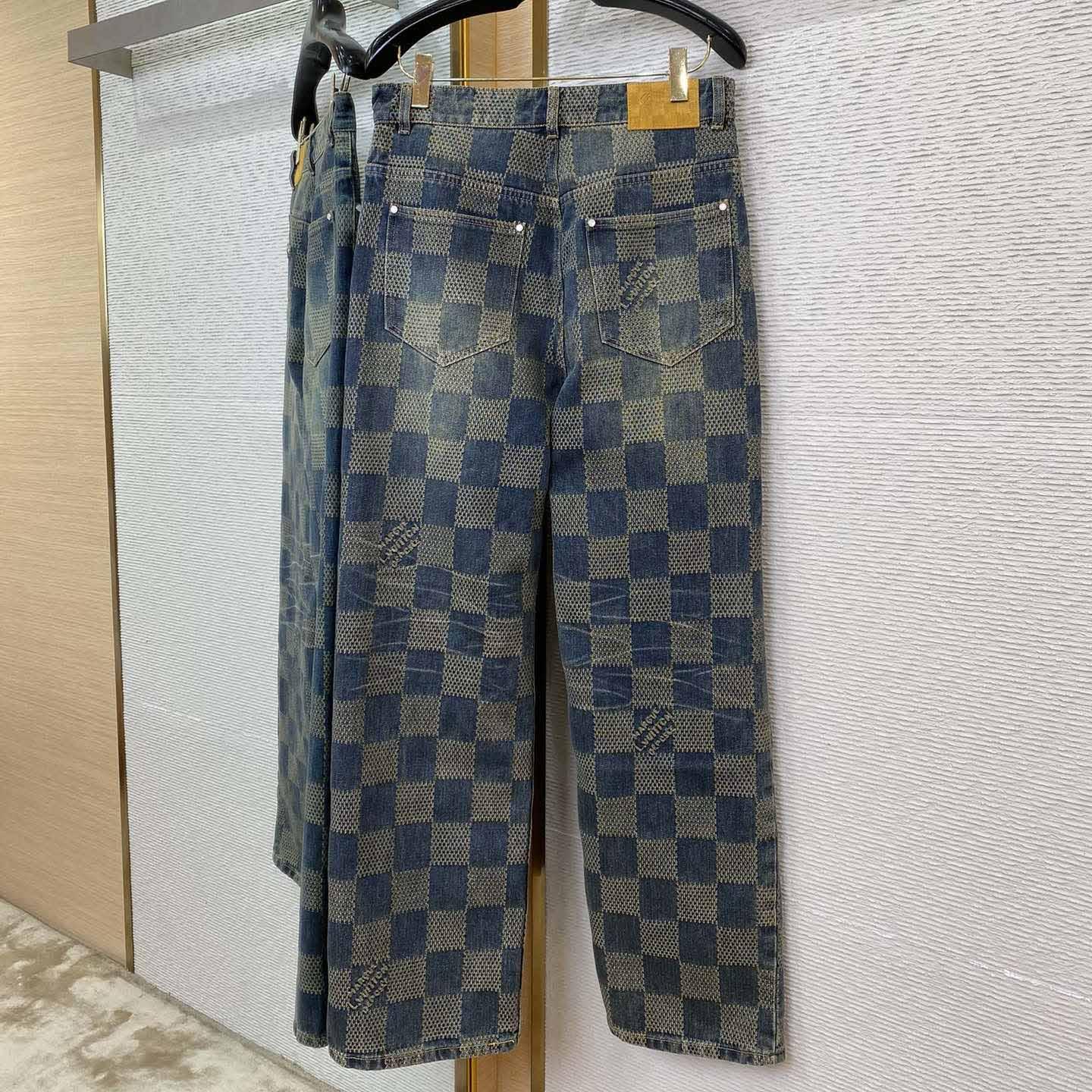 Louis Vuitton Damier Denim Pants - DesignerGu