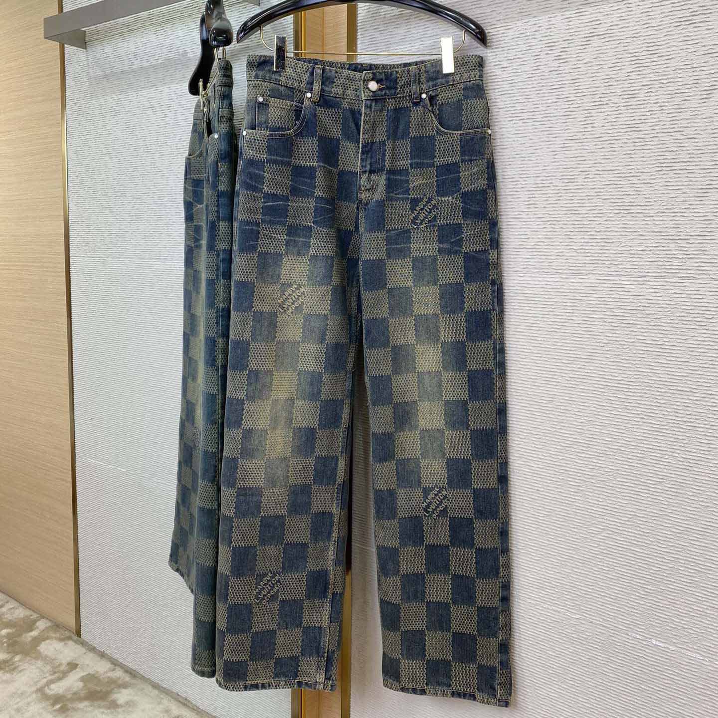 Louis Vuitton Damier Denim Pants - DesignerGu