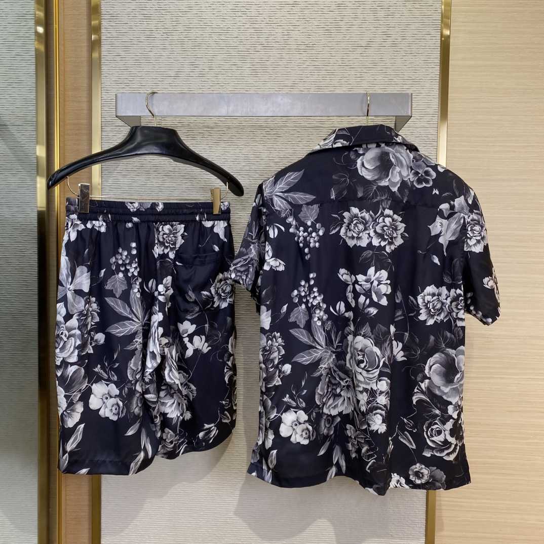 Dolce & Gabbana Floral-print Silk Shirt And Shorts - DesignerGu