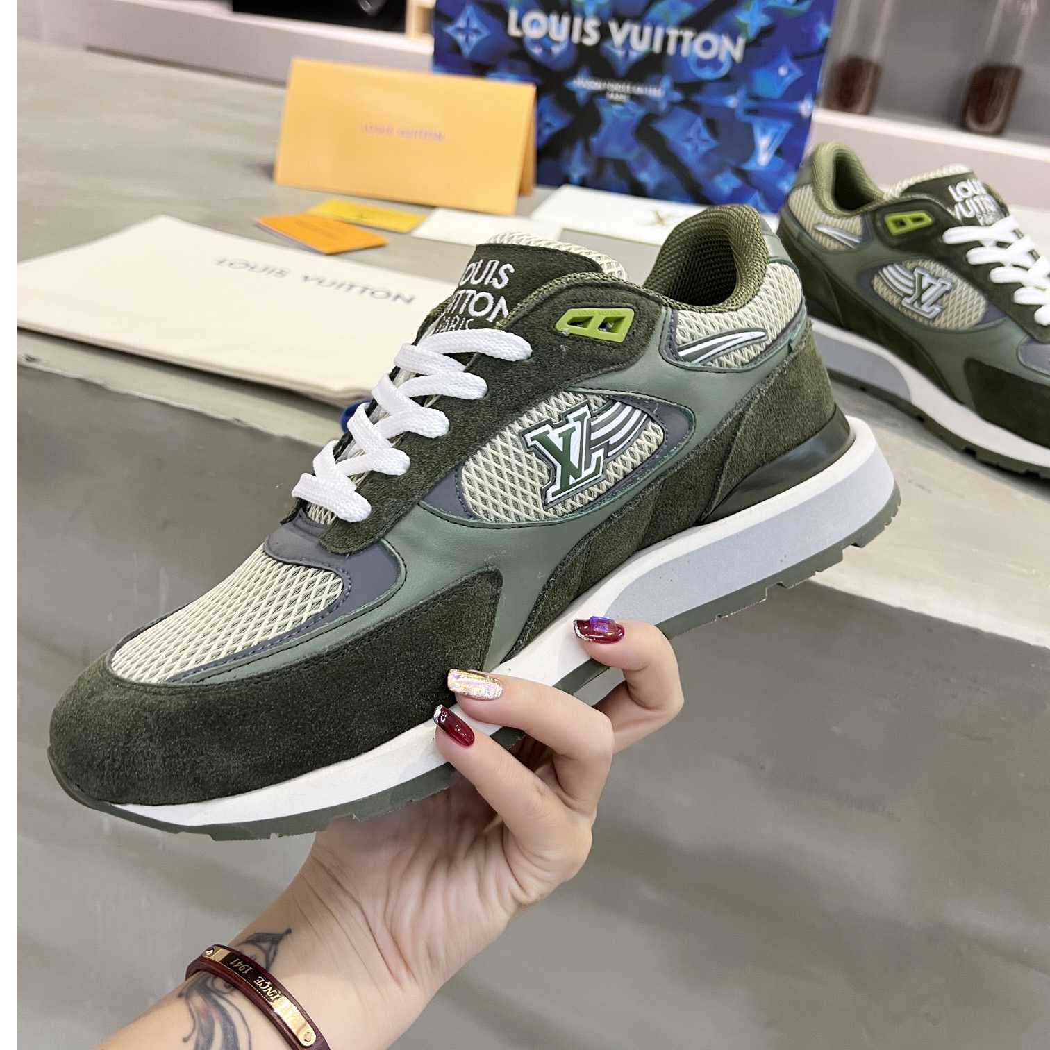 Louis Vuitton Run Away Sneaker   (upon uk size) - DesignerGu