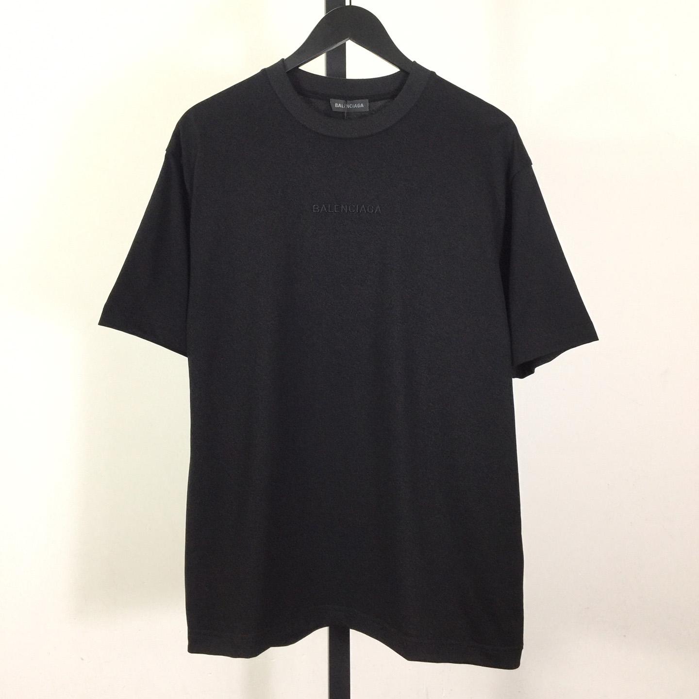 Balenciaga Cotton Jersey T-shirt With Embroidery - DesignerGu