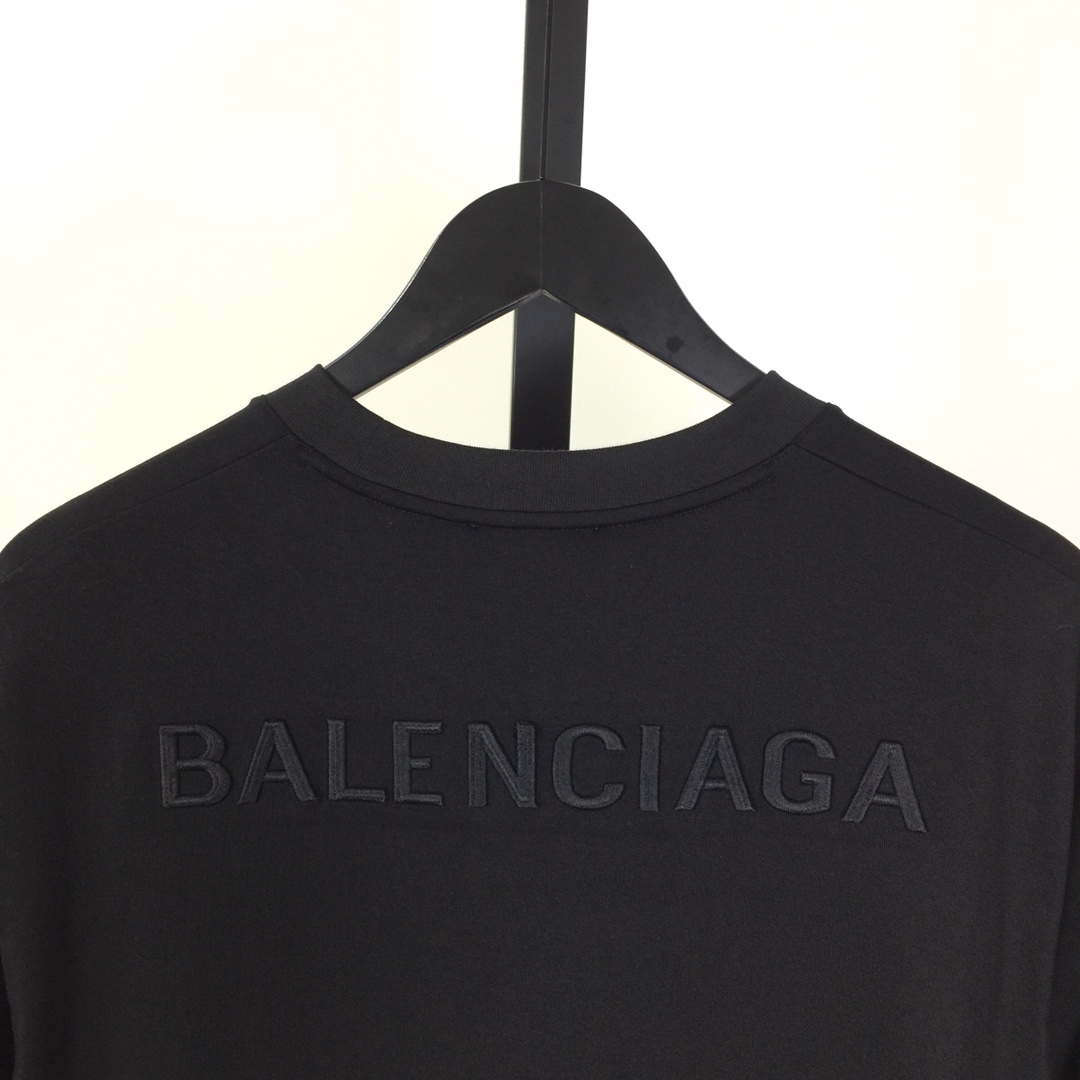 Balenciaga Cotton Jersey T-shirt With Embroidery - DesignerGu