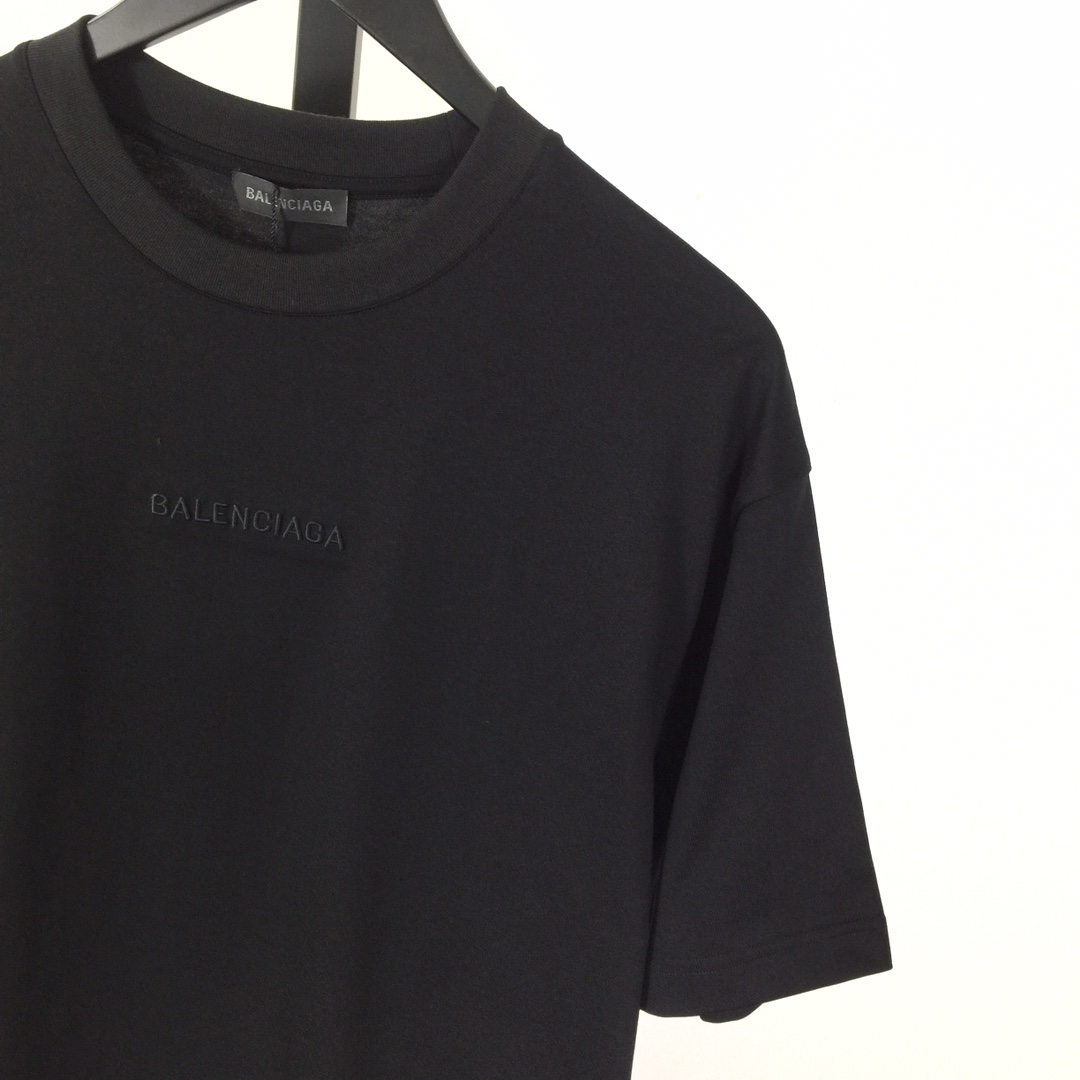 Balenciaga Cotton Jersey T-shirt With Embroidery - DesignerGu