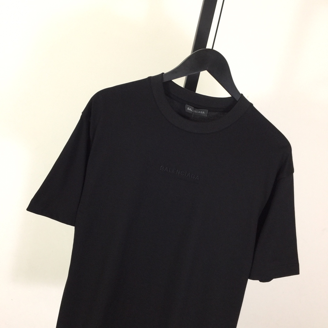 Balenciaga Cotton Jersey T-shirt With Embroidery - DesignerGu