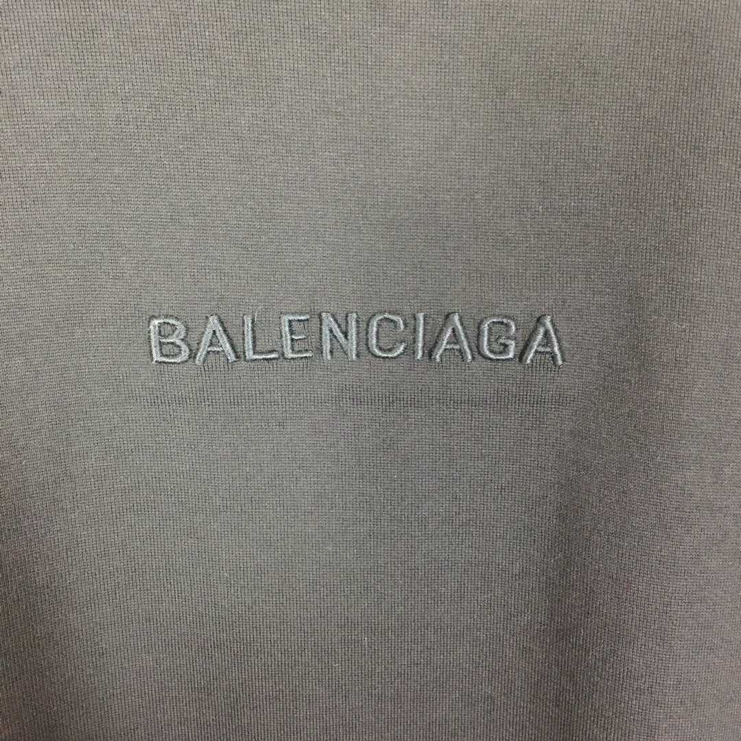 Balenciaga Cotton Jersey T-shirt With Embroidery - DesignerGu