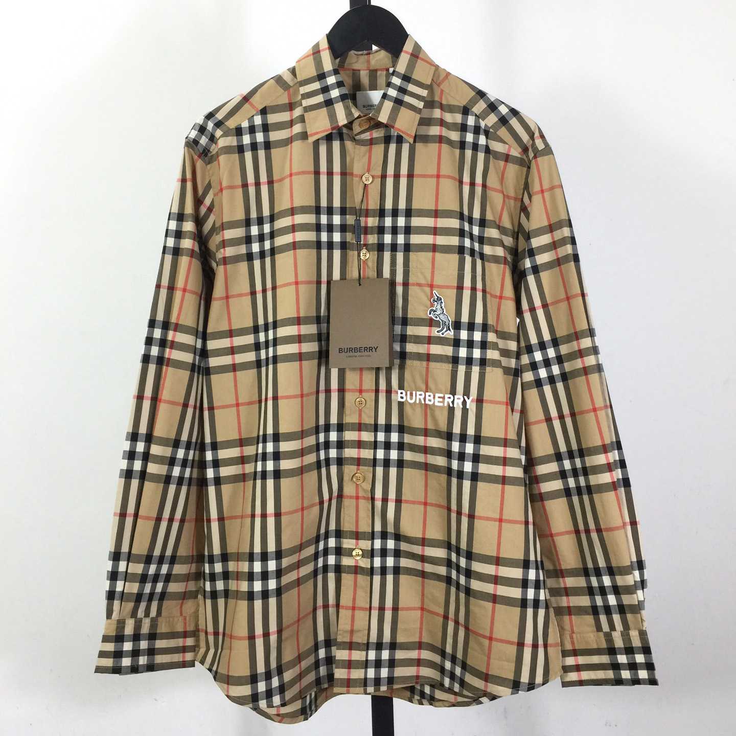 Burberry Check Cotton Shirt - DesignerGu