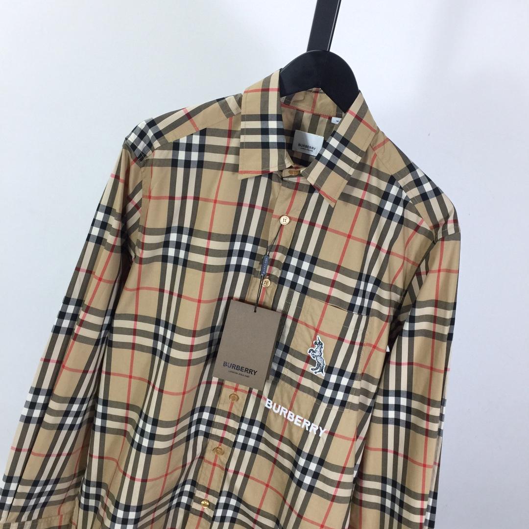 Burberry Check Cotton Shirt - DesignerGu