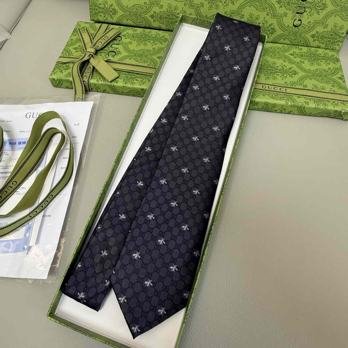 Gucci Silk Jacquard Tie - DesignerGu