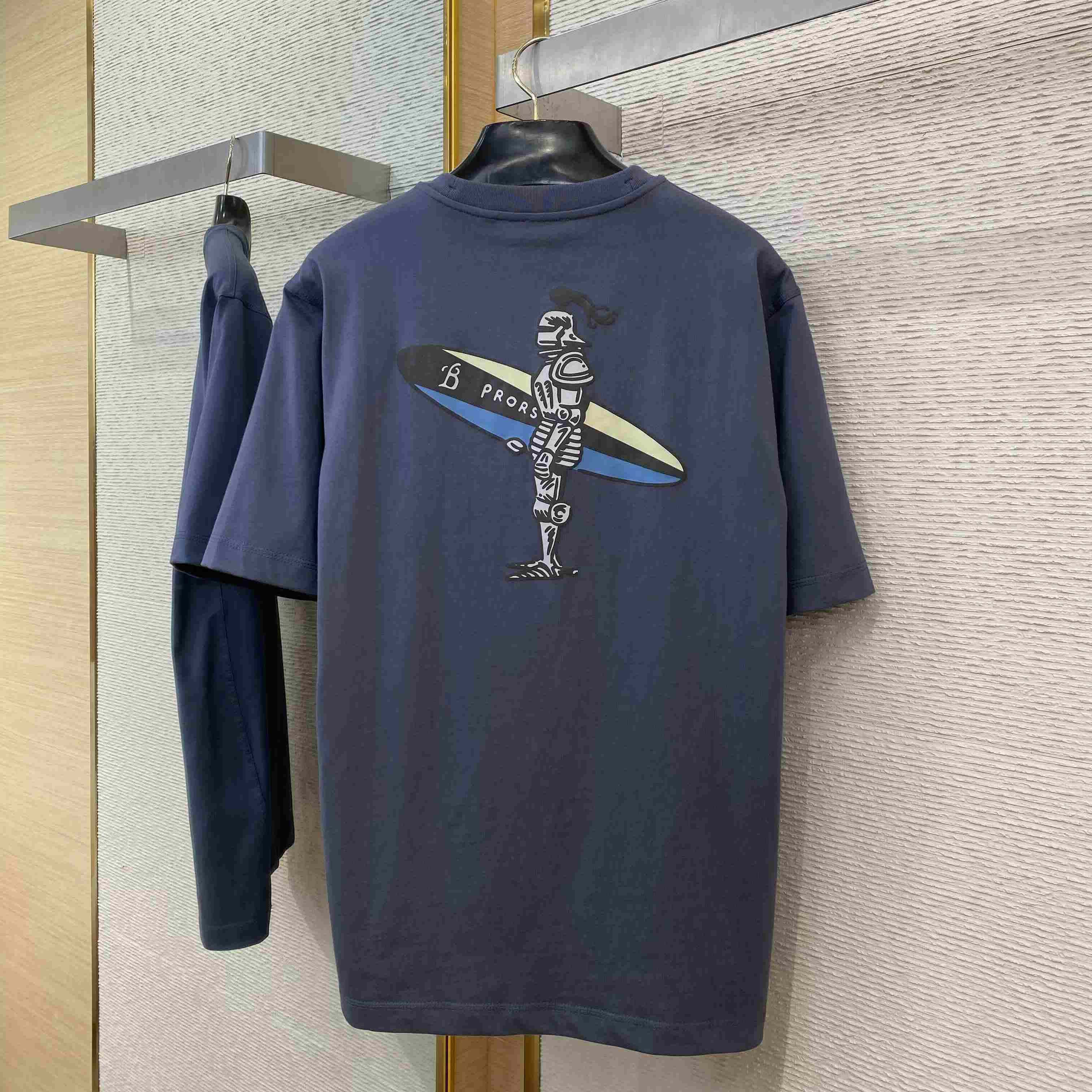 Burberry Surfer Knight Cotton T-shirt - DesignerGu