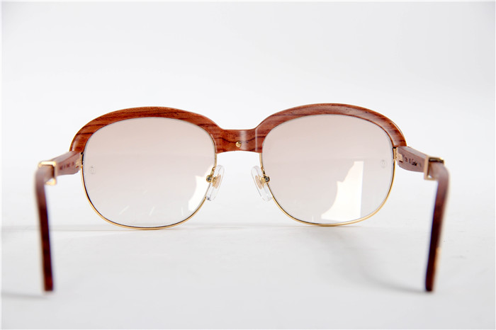 Cartier 1116679 Sunglasses In Gold Brown Gradient - DesignerGu