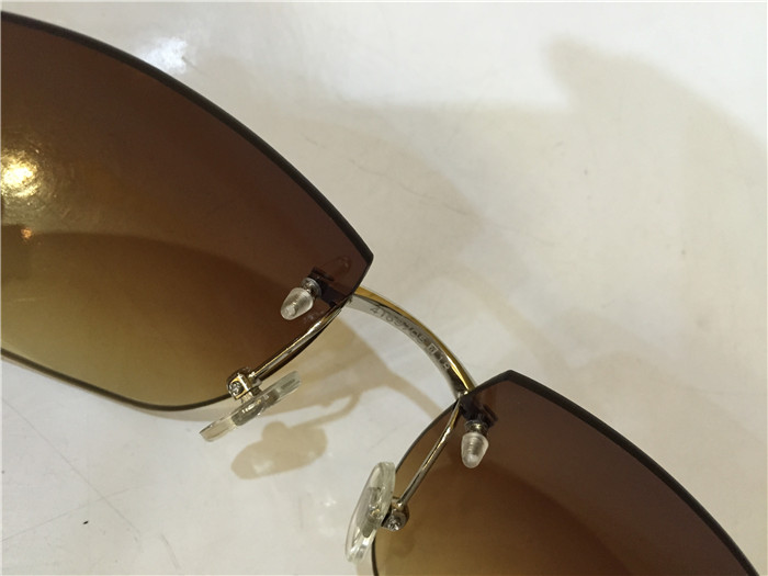 Cartier 4189705 White Mix Black Buffalo Sunglasses In Silver - DesignerGu