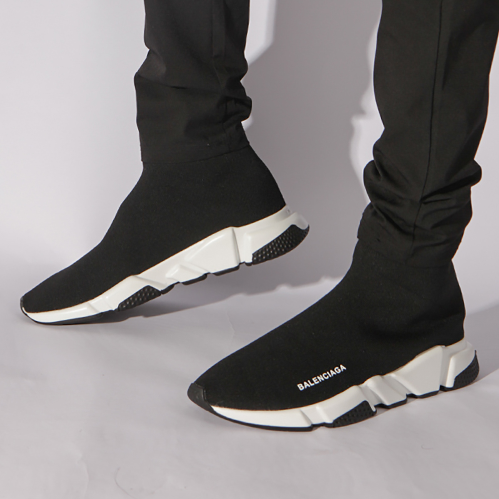 Balenciaga Speed Trainer Bicolor Black Sole - DesignerGu