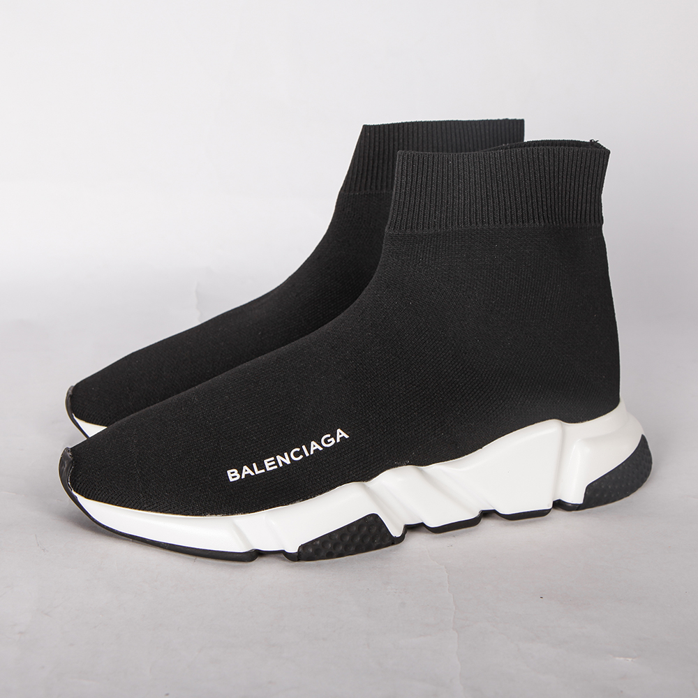 Balenciaga Speed Trainer Bicolor Black Sole - DesignerGu