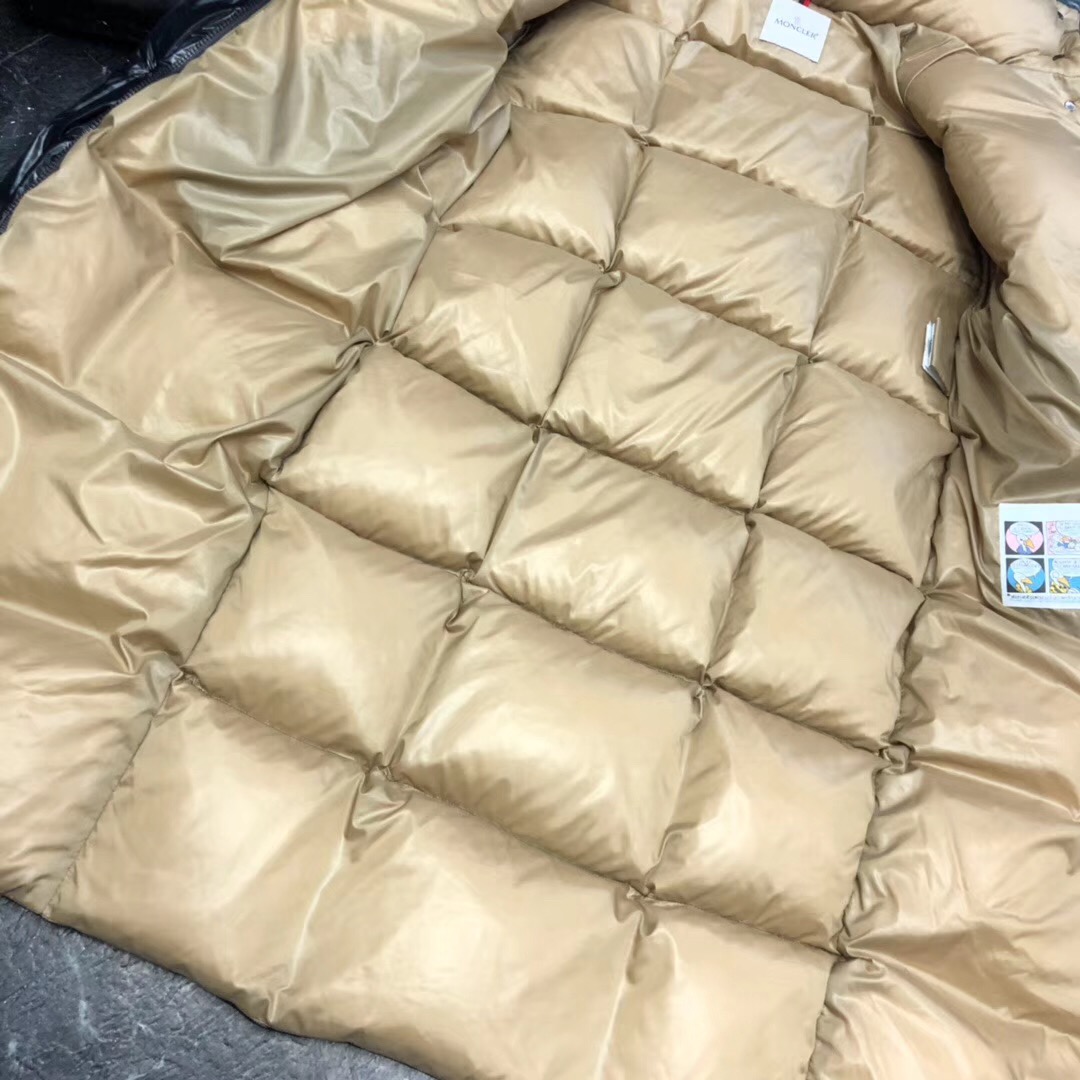 Moncler Black Long Down Jacket - DesignerGu