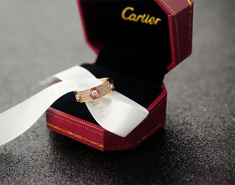 Cartier Ring In Rose Gold - DesignerGu