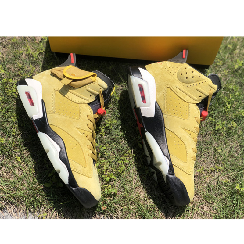 Jordan Travis Scott AJ6 Yellow - DesignerGu