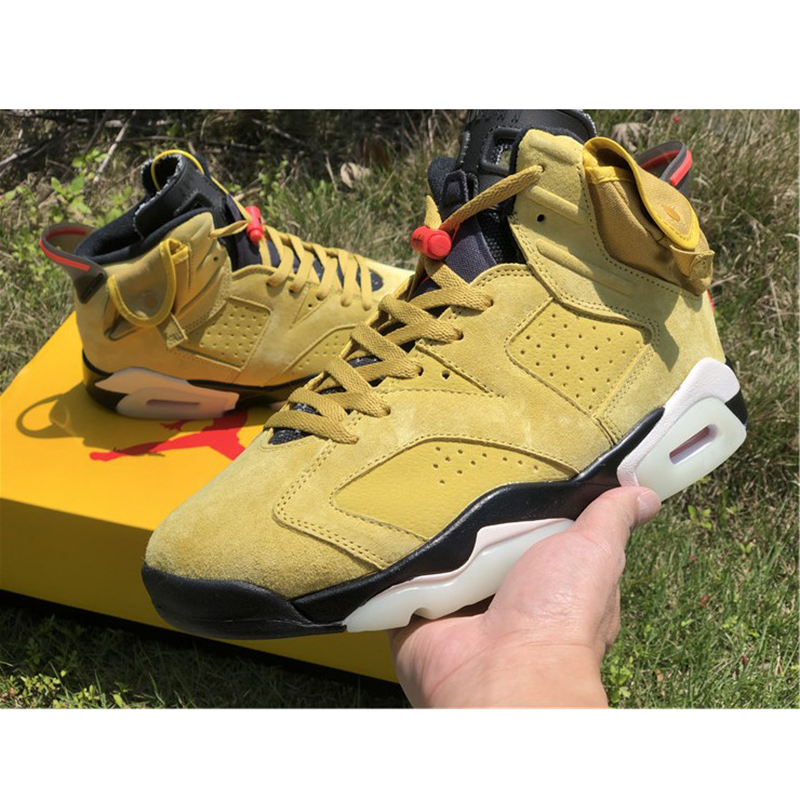 Jordan Travis Scott AJ6 Yellow - DesignerGu