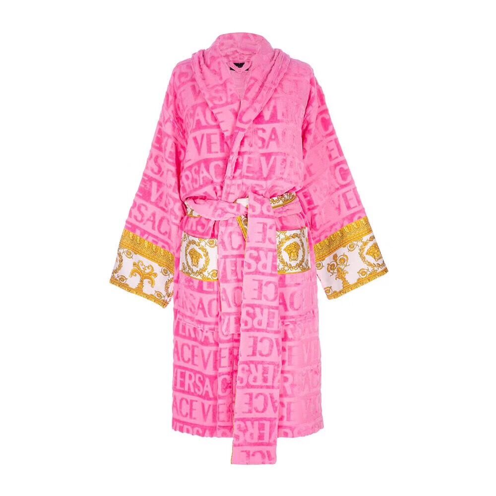 Versace Bathrobe In Pink - DesignerGu
