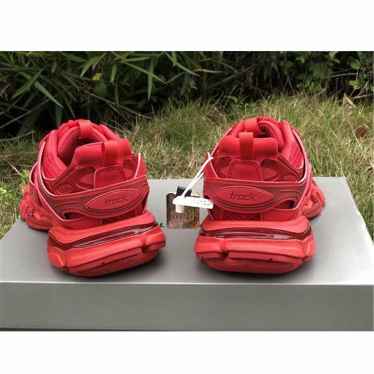 Balenciaga Women Track Sneaker In Red - DesignerGu