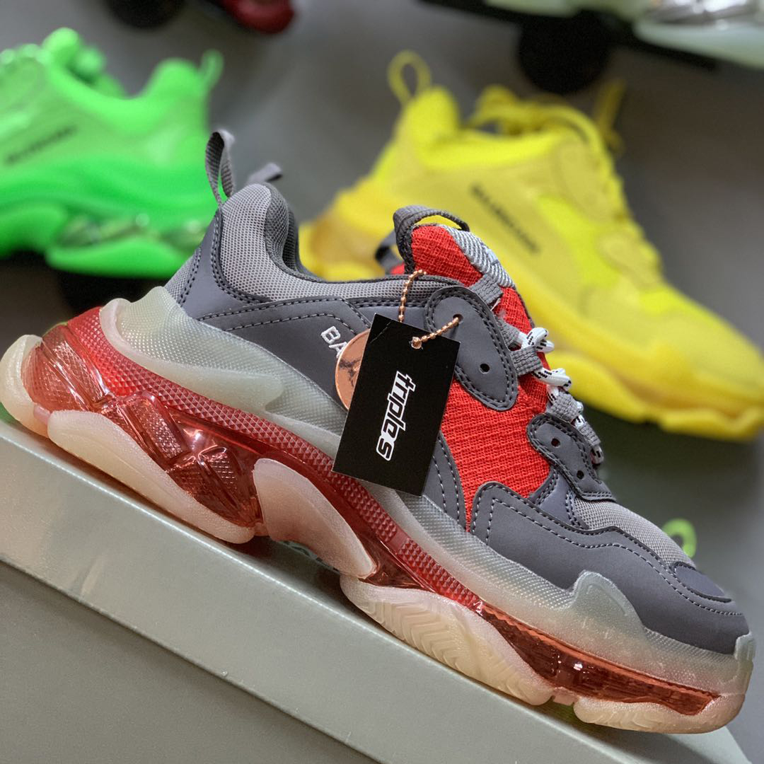 Balenciaga Triple S Clear Sole Sneaker  - DesignerGu