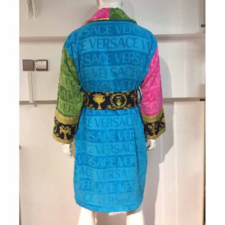 Versace I Love Baroque Bathrobe Multicolour - DesignerGu