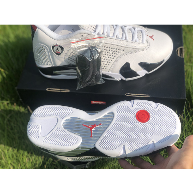 Jordan AJ14 White Red BV7630-106 - DesignerGu