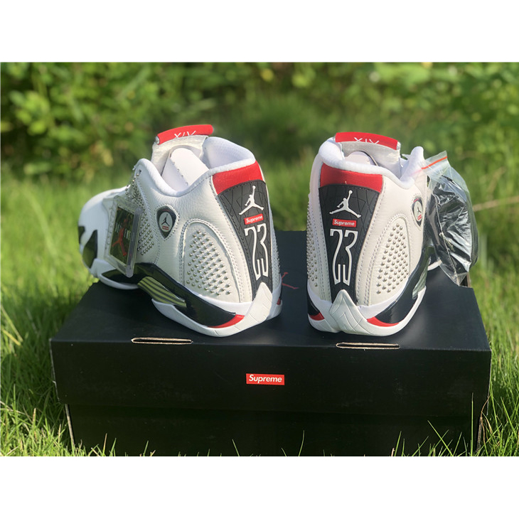 Jordan AJ14 White Red BV7630-106 - DesignerGu