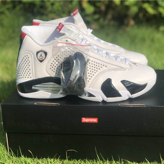 Jordan AJ14 White Red BV7630-106 - DesignerGu