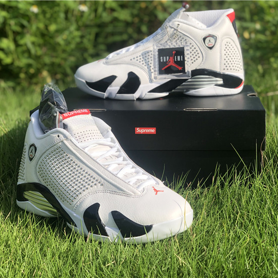 Jordan AJ14 White Red BV7630-106 - DesignerGu