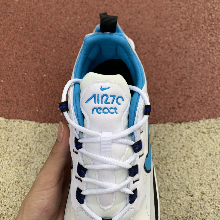 Nike Air Max 270 React HIghlighted In Sky Blue - DesignerGu