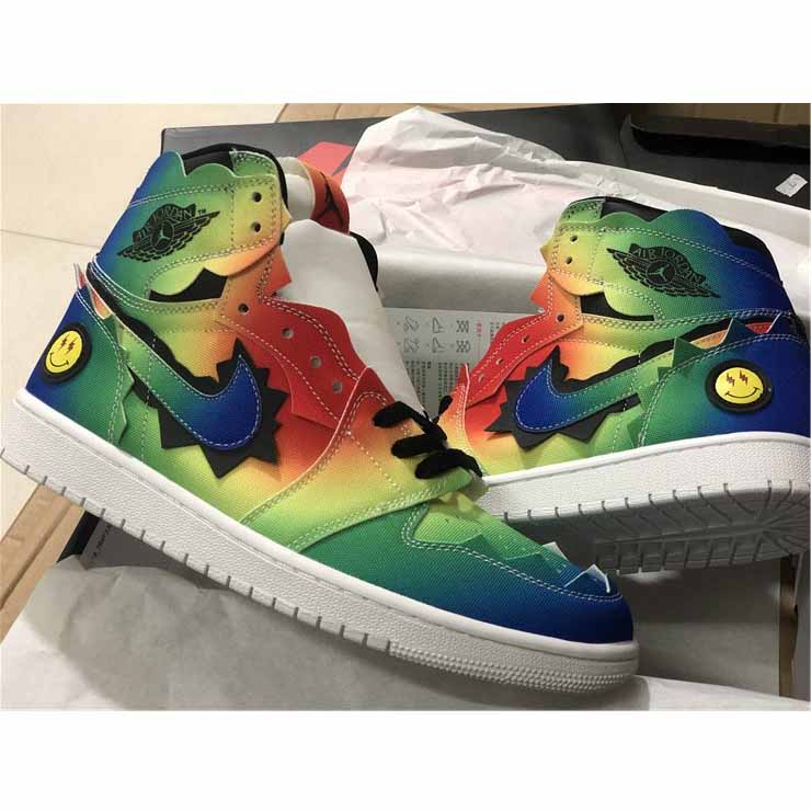 Jordan J Balvin AJ1 High OG Sneaker - DesignerGu