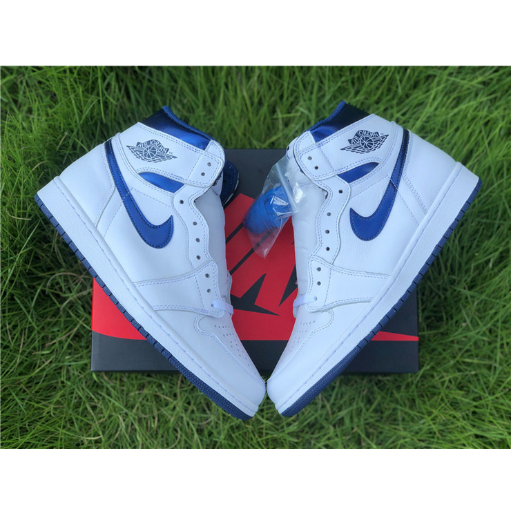 Air Jordan 1 OG Metallic Navy - DesignerGu