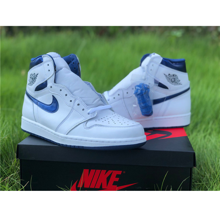 Air Jordan 1 OG Metallic Navy - DesignerGu