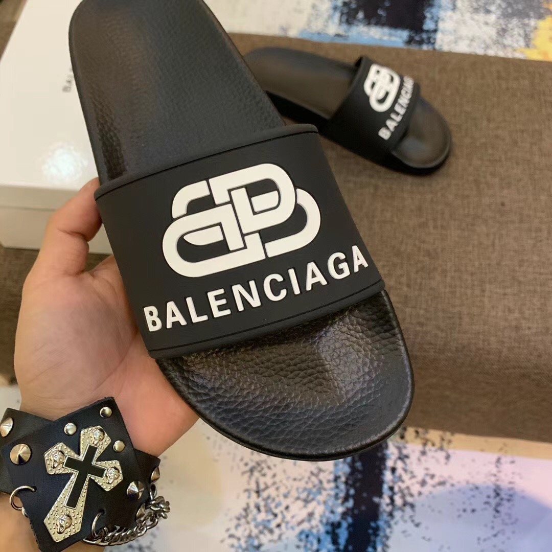 Balenciaga Bb Slide Sandal - DesignerGu