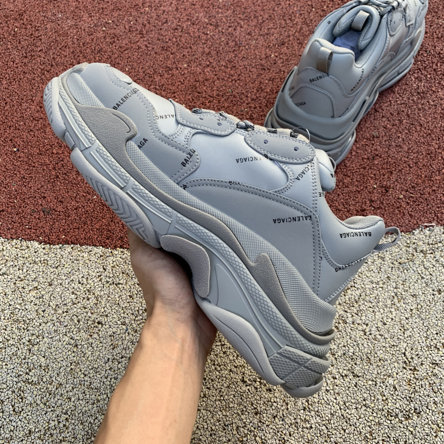 Balenciaga Allover Logo Triple S Sneaker - DesignerGu