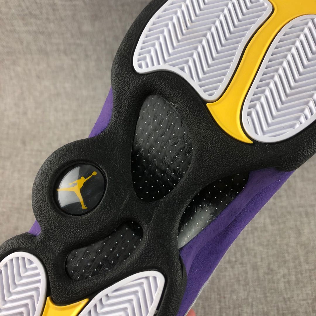 Jordan AJ13 Retro GS 'Lakers' - DesignerGu