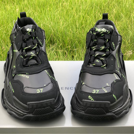 Balenciaga Allover Logo Triple S Sneaker - DesignerGu