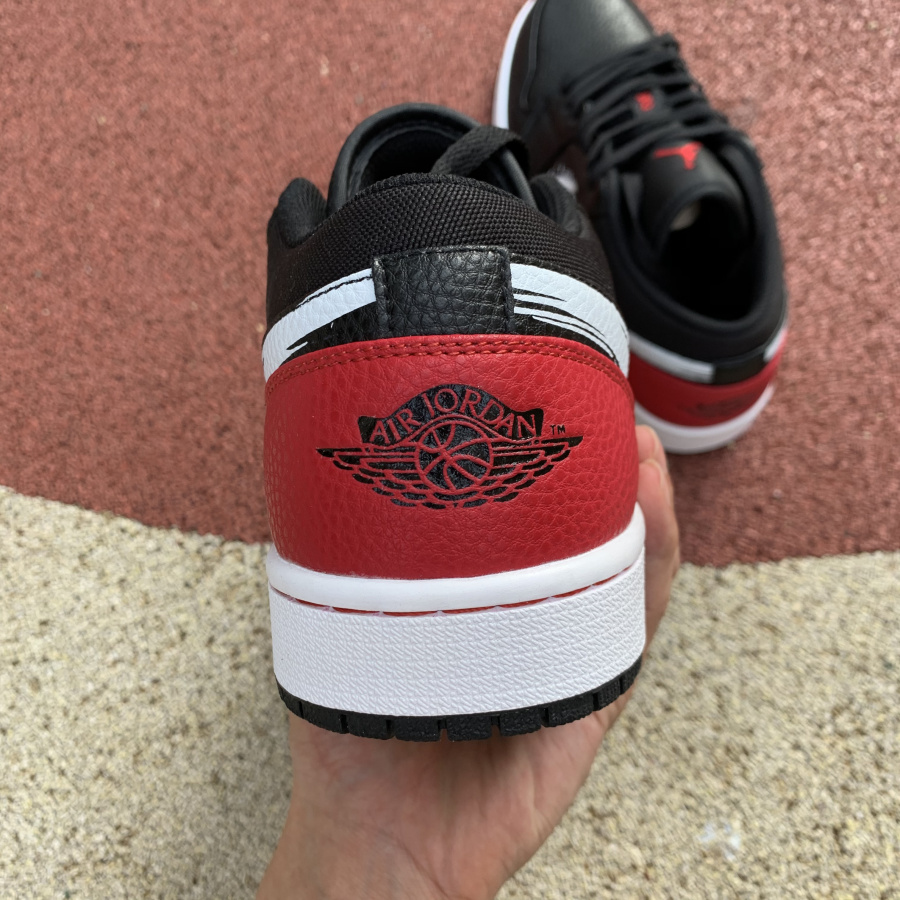 Jordan AJ1 Low Brushstroke DA4659-001 - DesignerGu