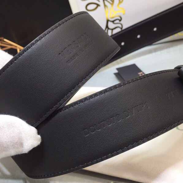 Versace Medusa Head Leather Belt - DesignerGu