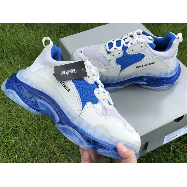 Balenciaga Sneaker Tess.Gomma White Blue - DesignerGu