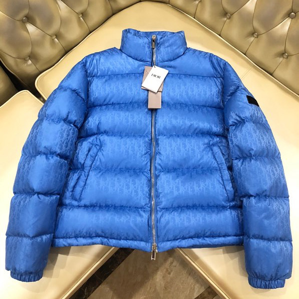 Dior Oblique Print Down Puffer Jacket - DesignerGu